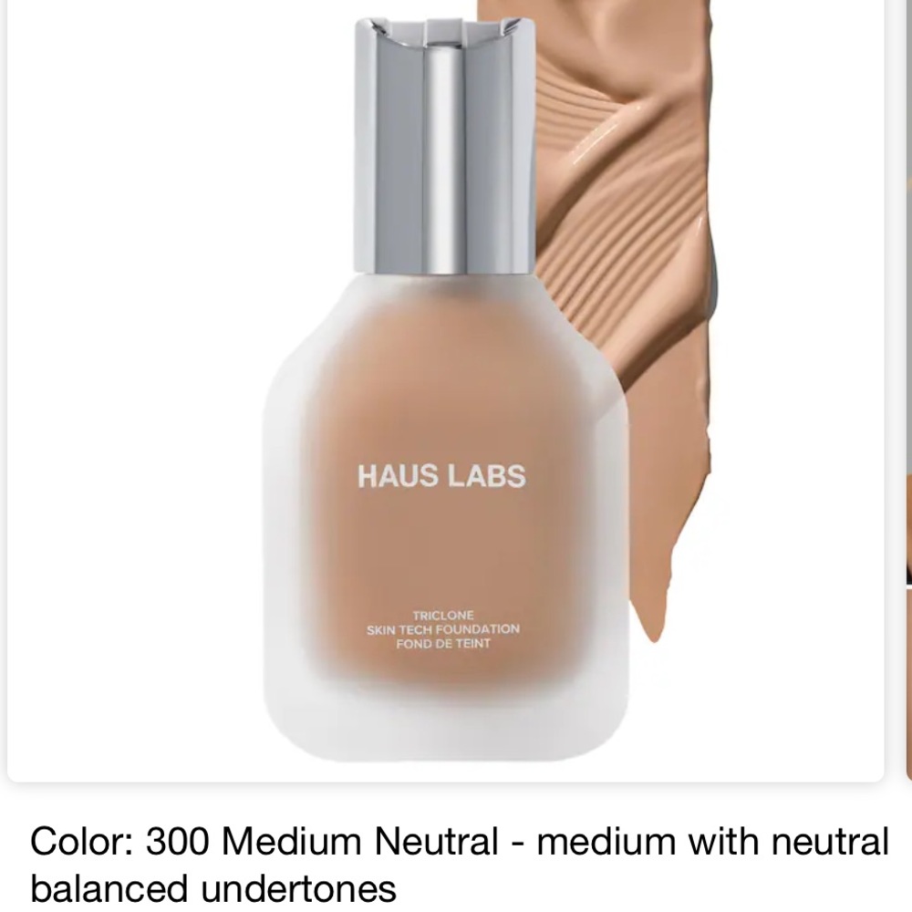 NEW Haus Labs Lady Gaga Medium Coverage Foundation in 300 Medium Neutral
